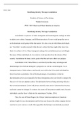 Wk4assign. extension race.docx  PSYC 3005  Redefining Identity Through Assimilation  Bachelor of Science in Psychology,   Walden University   PSYC 3005: Racial and Ethnic Identities in America   Redefining Identity Through Assimilation  Assimilation is a 