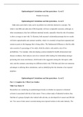 WK3Assign.doc    Epidemiological Calculations and Interpretations”Level 2  Walden University   Epidemiological Calculations and Interpretations”Level 2  Odds ratios and relative risks can be mystified even with their distinctive concepts. The relative ris