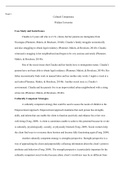 WK3Assgn.extention.docx  Week 3  Cultural Competence Walden University   Case Study and Social Issues  Claudia is 6 years old who is a U.S. citizen, but her parents are immigrates from Nicaragua (Plummer, Makris, & Brocksen, 2014b). Claudia™s family strug