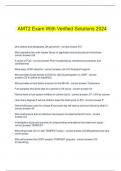  AMT2 Exam With Verified Solutions 2024