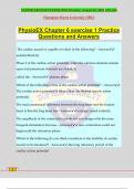 PhysioEX Chapter 6 exercise 1 Practice Questions and Answers