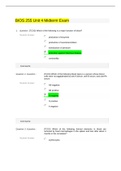 BIOS 255 Week 4 Midterm Exam-(100 % CORRECT) | Graded A.