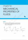 MECHANICAL PROPERTIES OF FLUIDS