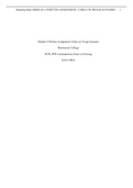 Exam (elaborations) NUR 3894 Module 4 Written Assignment Ethics in Triage Scenario Chamberlain College of Nursing (NUR 3894 Module 4 Written Assignment Ethics in Triage Scenario Chamberlain College of Nursing)