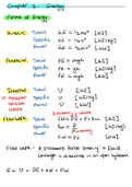 Thermodynamics A214 Chapter 2 Summary Notes