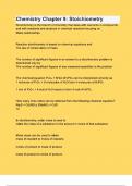 Chemistry Chapter 9 Stoichiometry.