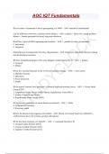 AOC IQT Fundamentals Exam Questions And Verified Answers A+ Graded