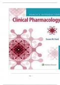 Test Bank - Roach’s Introductory Clinical Pharmacology 11th Edition by Susan M. Ford