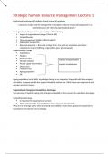 College notes Strategic Human Resource Management (MAN-BCU008A)