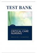 Test Bank - Understanding the Essentials of Critical Care Nursing, 3rd Edition by Kathleen Perrin, Carrie MacLeod