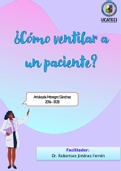 ¿Cómo ventilar a un paciente?