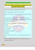 Zeta Tau Alpha initiation test Questions and Answers (100% Pass)