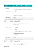 NSG 6001 Final Exam with Answers South University Latest Update 2021 Graded A+