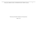 NURS 8110 Week 10 Assignment / Theoretical and Scientific Foundations for Nursing Practice NURS - 8110 MIDDLE RANGE THEORY OF INTERDISCIPLINARY THEORY​2