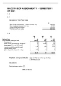 MAC3701 Assignment 1 of 2021 (ECP)