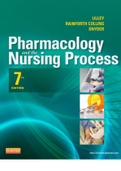 Pharmacology and the Nursing Process