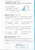 (WISKUNDE A) Samenvatting hypothese toetsing, normaalverdeling, significantie en steekproeven (VWO 5, H11)