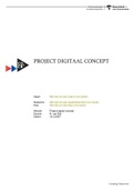 M01 Project Digitaal Concept - Creative Business - Groepsrapport & Individuele reflectie (Cijfer: 8.0)