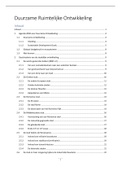 samenvatting duurzame ruimtelijke ontwikkeling 