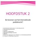 Hoofdstuk 2: Internationaal recht: Bronnen van het internationaal publiekrecht 