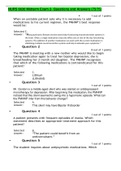 NURS 6630 Midterm Exam 2- Questions and Answers (75/75)