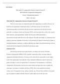 Deliverable 2 Compensation Structure Proposal Section 4  BUSI 440-D02  Deliverable II: Compensation Structure Proposal Section IV  BUSI 440-D02 Compensation Management  Group 3: Manufacturing Industry  Liberty University  Deliverable II: Compensation Stru