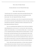 Critical Reflection 1.docx    What is Culture: The Depth of Diversity  Psychology Department, University of Maryland Global Campus  What is Culture: The Depth of Diversity   €œAmong other goals, they were intended to sensitize White mental health professi