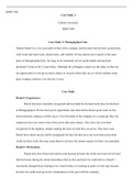 Case Study 2.docx (1)  SMGT 404  Case Study 2  Liberty University SMGT 404  Case Study 2: ManagingSport Inc.  Nathan Hamel is a very successful worker at his company and his name has become synonymous with words like hard work, intuitiveness, and reliable
