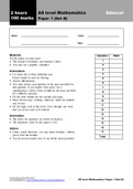  markscheme for september sample assessment and question paper