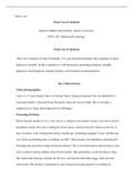 PSYC 430   Case Evaluation 1.docx  PSYC 430  Team Case Evaluation  School of Behavioral Sciences, Liberty University PSYC 430: Abnormal Psychology   Team Case Evaluation  This is an evaluation of Carly Prochaski, a 15-year-old girl presenting with symptom