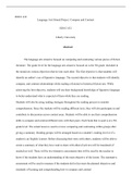 Language Arts Strand Project.pdf    EDUC 632  Language Arts Strand Project: Compare and Contrast  EDUC 632  Liberty University  Abstract  The language arts strand is focused on comparing and contrasting various pieces of fiction literature. The grade leve