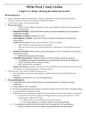 Exam (elaborations) NR566 Week 1 Study Guide Chamberlain College of Nursing (NR566 Week 1 Study Guide Chamberlain College of Nursing)