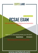 CertsLand New and Updated Exam Palo Alto Networks PCSAE Dumps