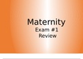 NRSG 3302 Maternity Exam 1 Review Presentation