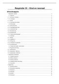Samenvatting Respiratie Kind en Neonaat 33 - IC Neonatologie