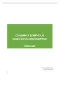 Samenvatting Consumer Behaviour