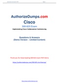 New Authentic and Reliable Cisco 300-825 Dumps PDF with Full File