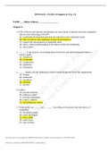 Exam (elaborations) BSNS 6210 Exam 2 - AJohnson.BSNS 6210 – EXAM 2 (Chapters 8, 9 12, 13)