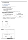 Samenvatting Cursus Kwaliteitszorg