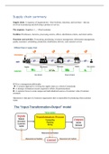 Summary Operations and Process Management