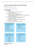 Samenvatting Organizational Design