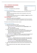 Topic 6 summary notes (A Level Biology Edexcel B)