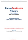 DumpsPanda New Release VMware 5V0-41.20 Dumps