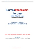 DumpsPanda New Release Fortinet NSE6_FML-6.2 Dumps