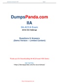 DumpsPanda New Release IIA IIA-ACCA Dumps