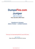 100% Sucess Guaranted in Juniper JN0-412 Dumps -  JN0-412 PDF Questions