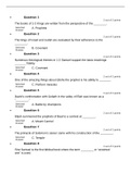 BIBL 105 quiz 4 answers complete solutions