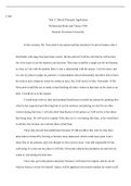 c304 task 2  C304  Task 2: Ethical Principle Application  Professional Roles and Values C304  Western Governors University  In this scenario, Mr. Newcomb is my patient and has decided to be put in hospice after a  hard battle with stage four pancreatic ca