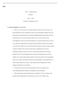 TASK5.D168.docx    D168  Task 5  €“ Evidence-Based   Strategies  WGU  €“ D168  Schools as Communities of Care  A. Context of Situation- Natural Disaster  ï‚·    There was a severe storm with a tornado touchdown while school was in session. The storm destr