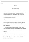 Task 1 C361.docx  C361  Task 1 C361  Western Governor s University  Why do hospitals strive to reduce the average length of stay of their patients? Reducing hospital length of stay not only improves financial, operational, and clinical outcomes by decreas